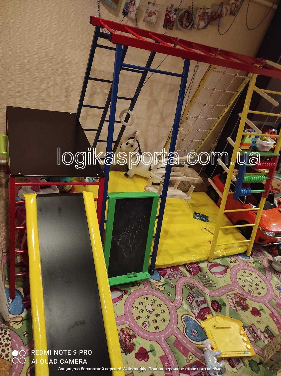 Спортивный комплекс, Горка, игровая детская площадка, качели, 1,5- 2 м