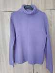 Sweter golf fioletowy wrzosowy