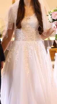 Suknia ślubna, biała