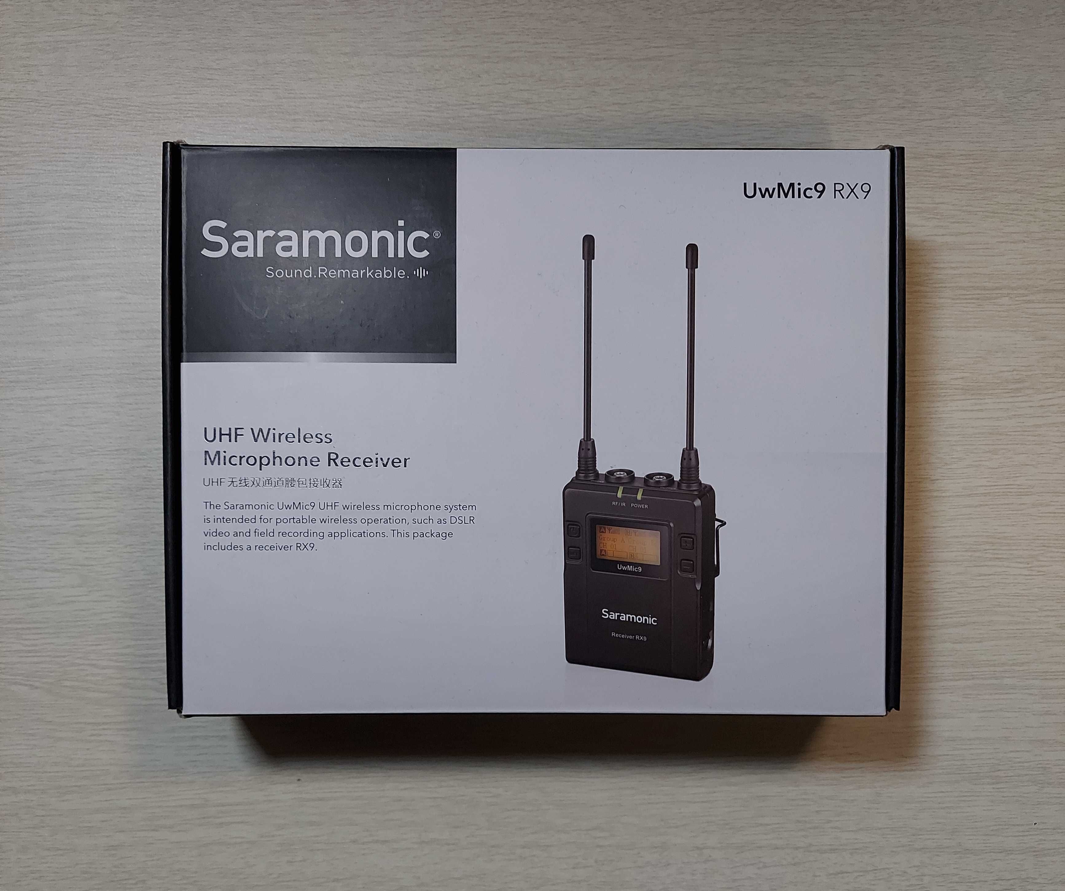 Odbiornik Saramonic RX9 do bezprzewodowego systemu audio UwMic9