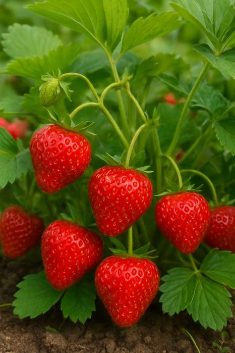 najładniejsze sadzonki truskawek w okolicy
