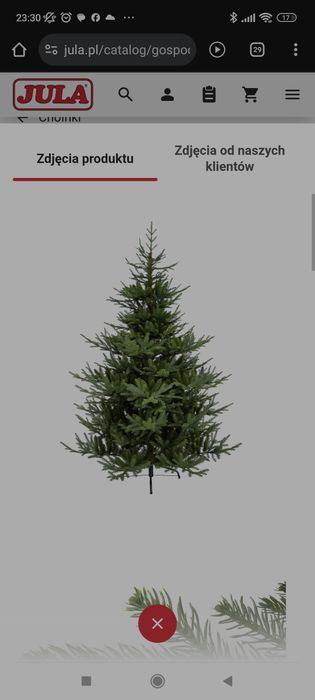 Choinka Ekvip Nowa nierozpakowana