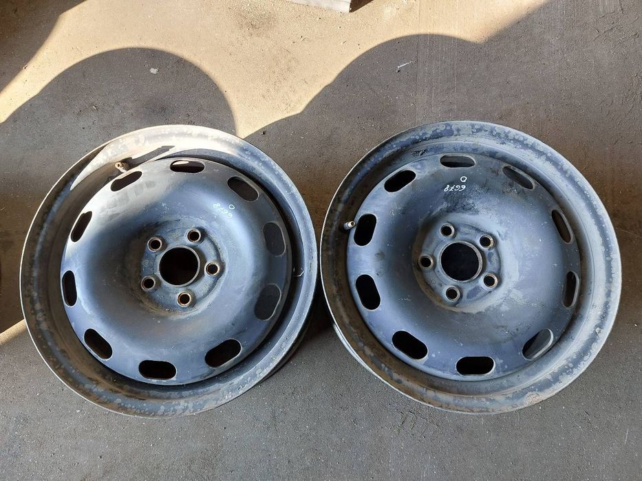 FELGI STALOWE 2 SZT 5x100 6Jx15 ET38 FI57,1 VW AUDI SKODA SEAT