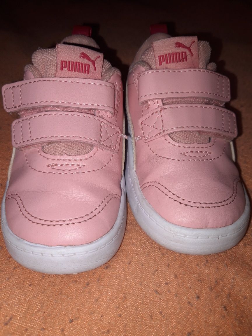 Buty Nike dla dziewczynki oraz buty puma różowe