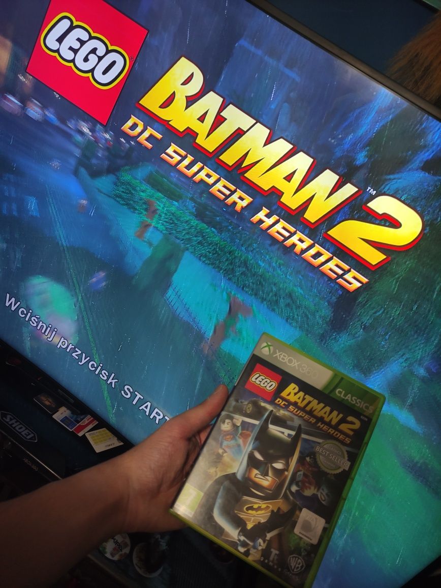 LEGO Batman 2 po polsku xbox 360 gra dla dzieci x360 pl DC hero jocker