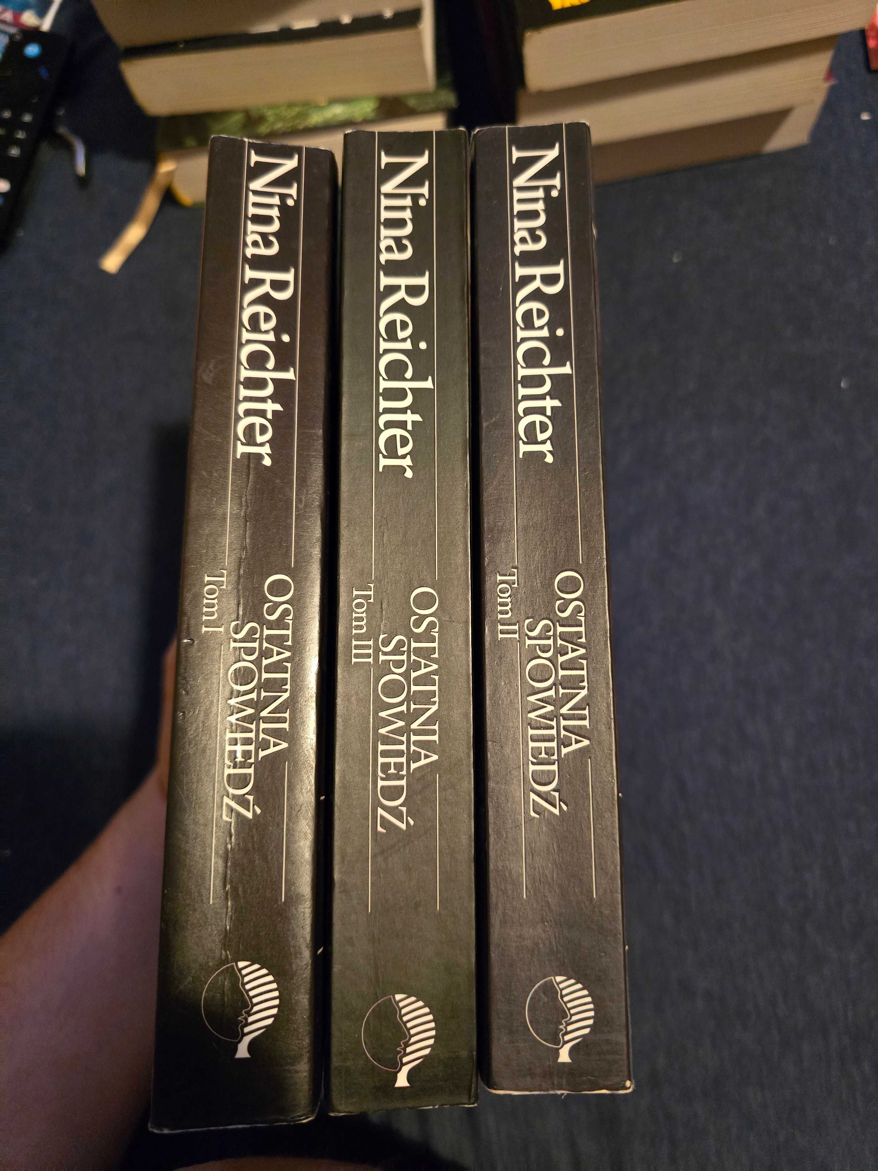 Nina Reichter cykl "Ostatnia spowiedź" T. 1-3