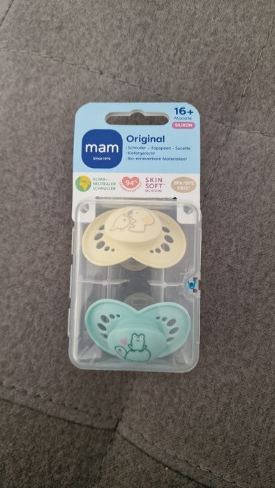 Smoczki MAM uspokajające ortodontyczne 16+ NOWE!