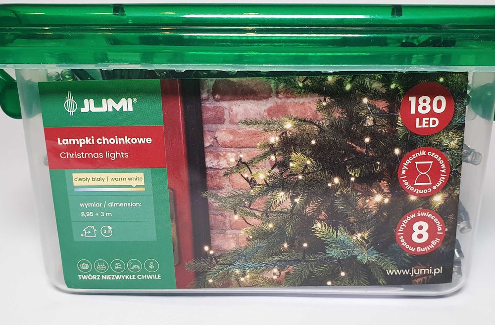 Nowe ozdobne lampki LED firmy JUMI: 2x 180 LED, 1x 400 LED
