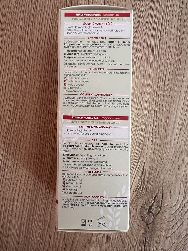 Nowa oliwka zapobiegajaca rozstepom w ciazy Mustela 105 ml