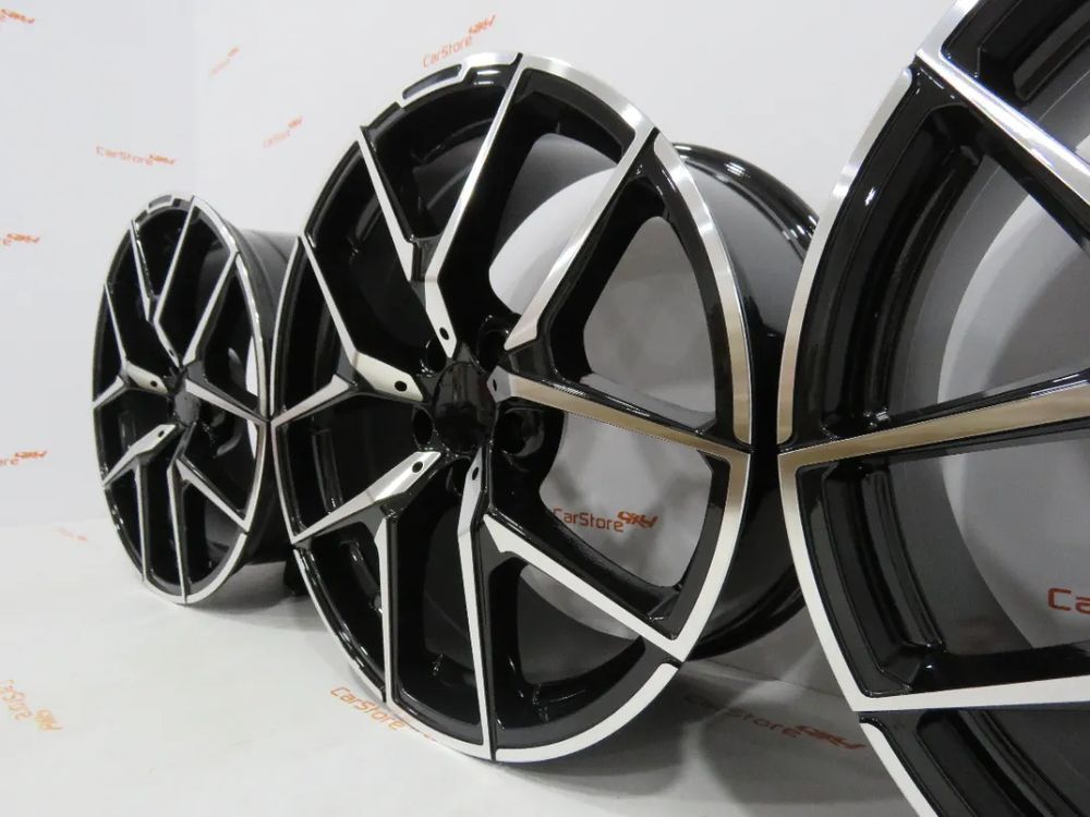 Jantes Look Mercedes AMG 19 8.5+9.5 et43 5x112 Preto + Polido