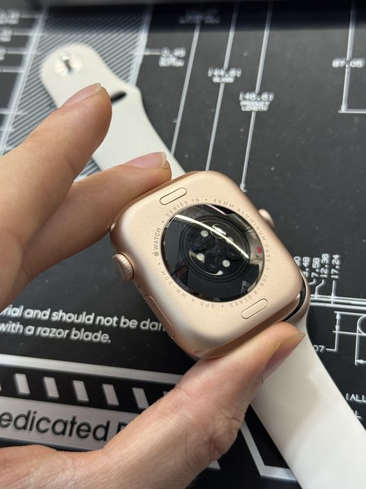 Apple watch 10 series 46mm rose gold 100% акумулятор + гарантія