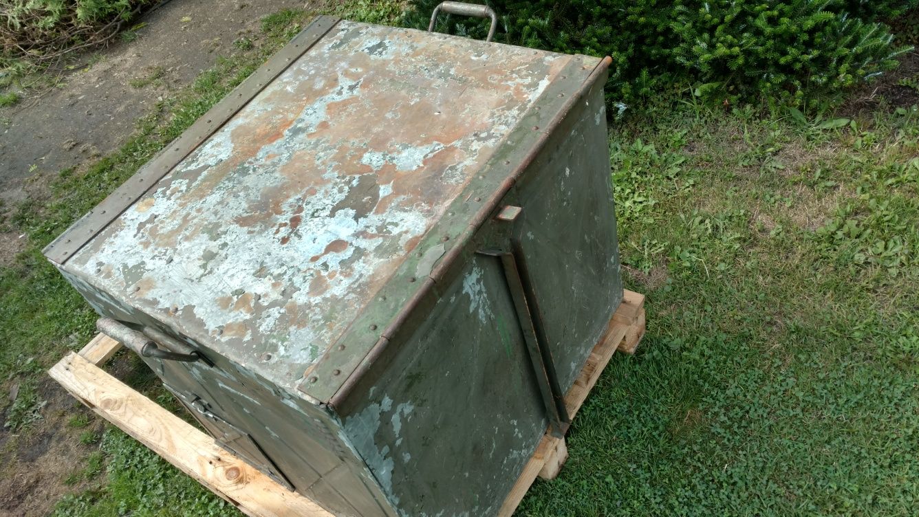 Kuchnia Skrzynia biurko polowe wojskowe unikat zabytek z 1955 roku