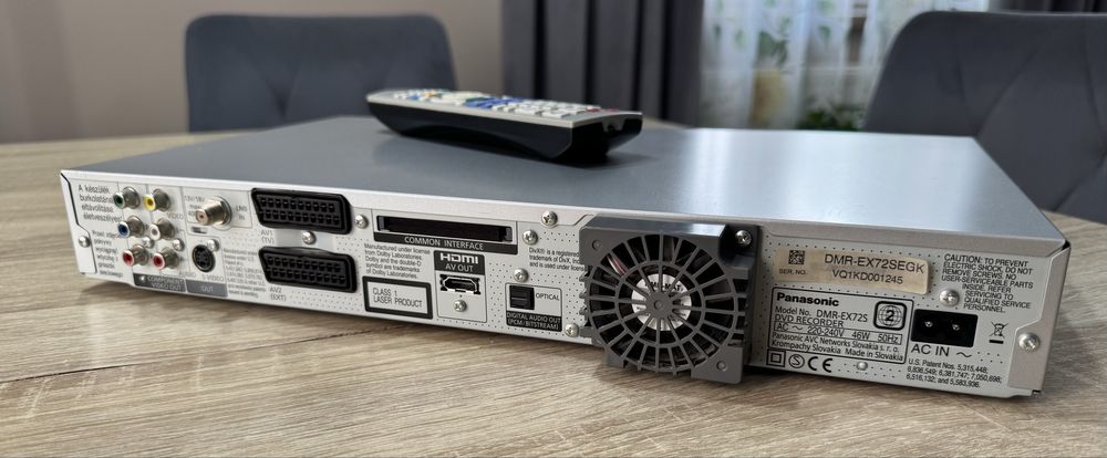 Panasonic DMR-EX72S #Nagrywarka DVD HDD #160GB #HDMI #USB #DVB-S #Pilo