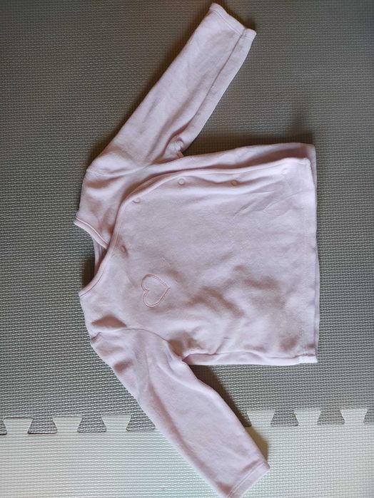 Bluza polarowa na zakładkę dla niemowlaka