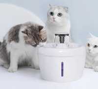 Fonte com 3 saídas água para gatos e cães Bebedouro reservatório 2.5L