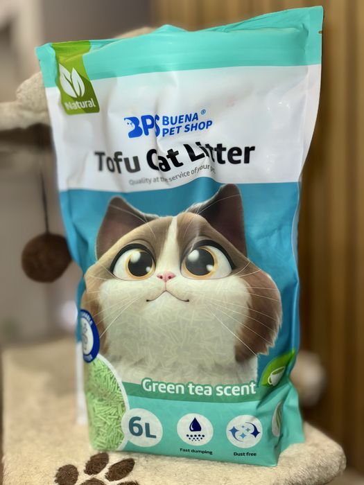 Cat Litter Tofu aroma Chá Verde