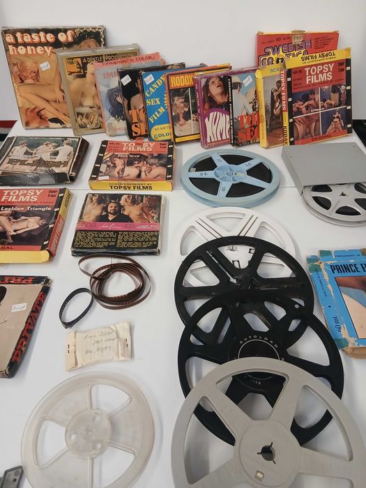 Filmes pornográficos 8mm super 8  mais 11 bobines cartucho de efeitos