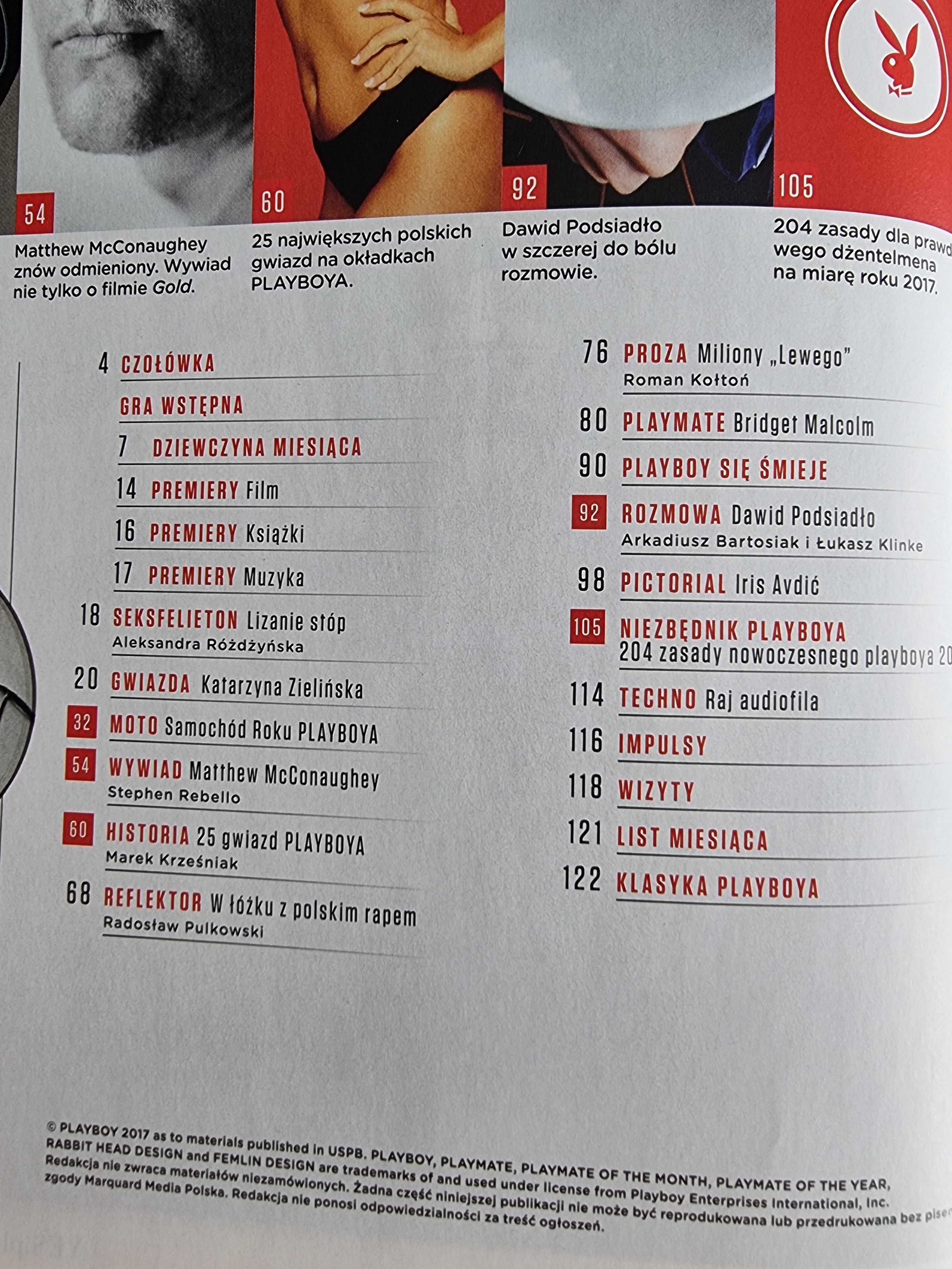 Playboy 2/2017 - Bridget Malcolm, KATARZYNA ZIELIŃSKA, Iris Avdić