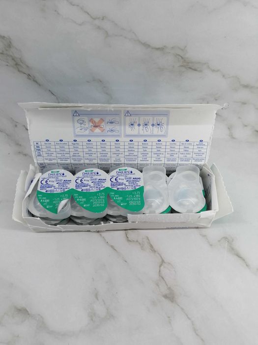 Soczewki kontaktowe toryczne jednodniowe astygmatyzm +3,75