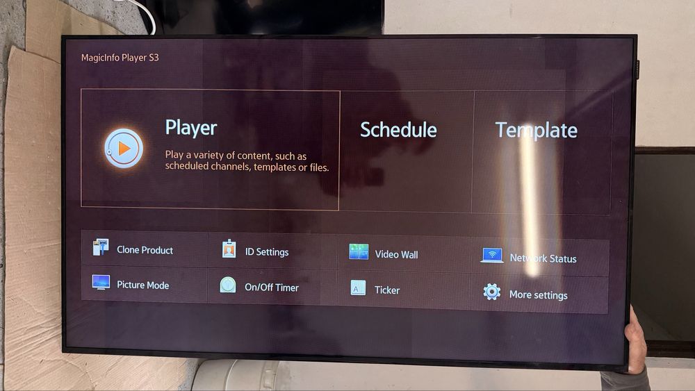 Monitor Samsung 55 cali + komputer
