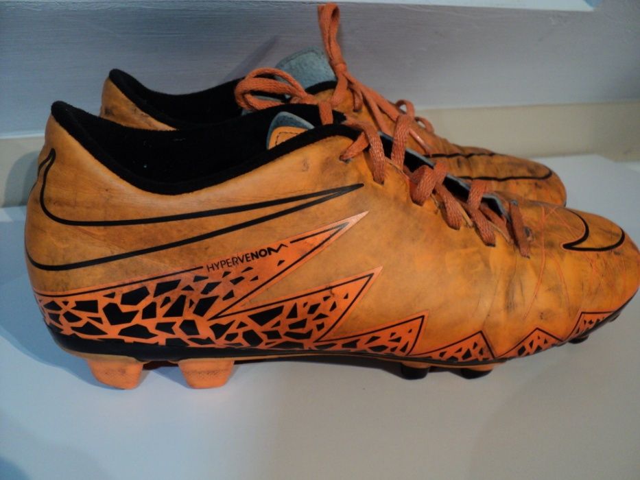 NIKE HYPERVENOM KORKI LANKI rozmiar 44 Phade II Phelon pomarańcz