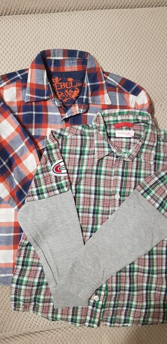 Koszule chłopięce 2 szt. R 122-128