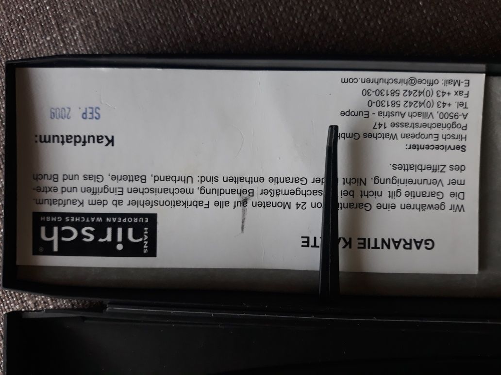 Годинник лімітованої серії з Австрії унісекс