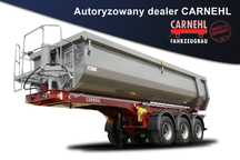 Carnehl Half-Pipe HARDOX wysokie siodło pod ciągnik 4X4  GOTOWA DO ODBIORU ! 26m3 WYSOKIE SIODŁO | Autoryzowany Dealer