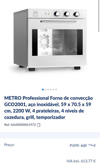 Forno profissinal novo