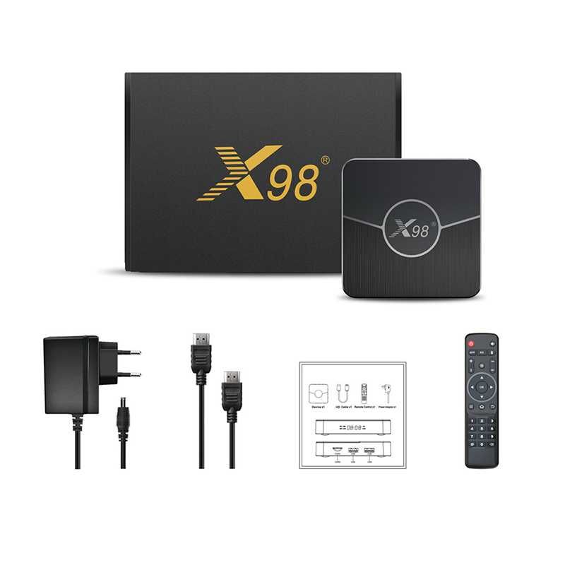 ТВ приставка X98 Plus 4/32 Гб S905W2 Smart TV Box Android 11