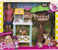 Барбі центр рятування тварин Barbie Animal Rescuer Center Doll Playset