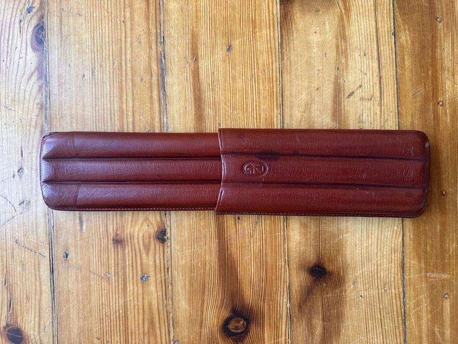 Charuteira - porta charutos pele