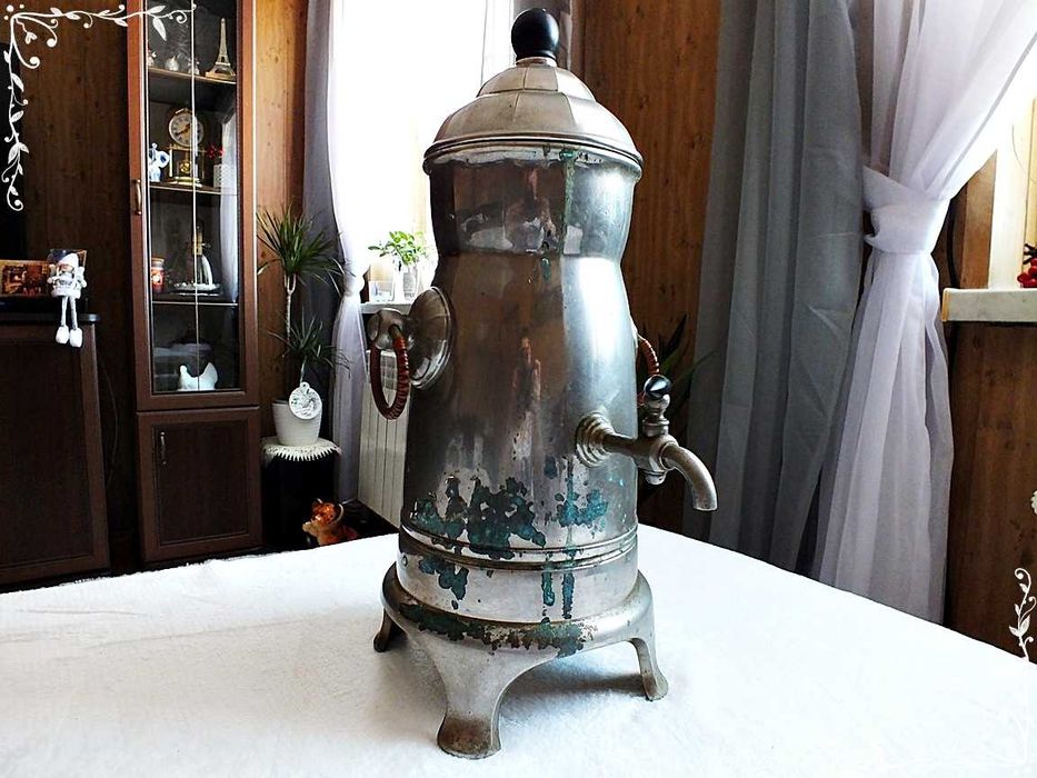 Oryginalny Perkolator AEG z ok.1920r. Bing Werke Samowar art Deco