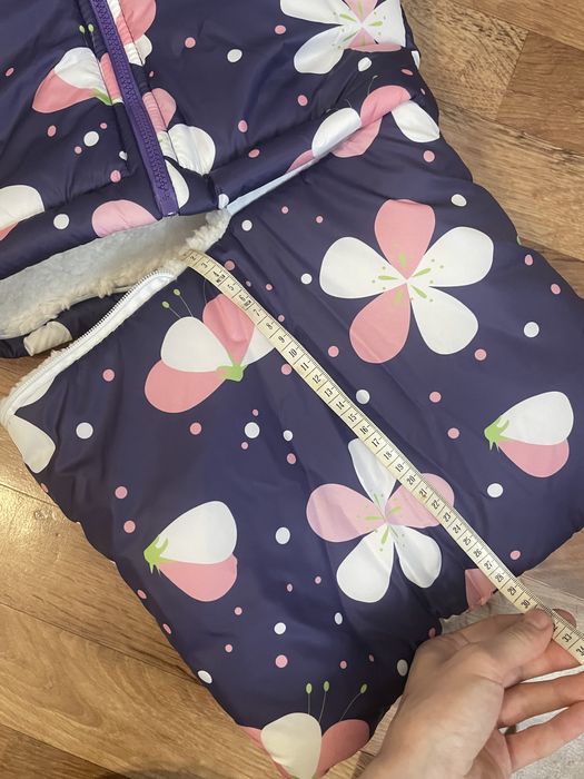 Комбінезон зимовий трійка (74 см, напівкомбінезон на 80-86 см)