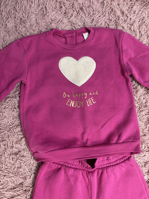 Костюм на флісі рожевий малиновий на дівчинку 4-5 років LC Waikiki