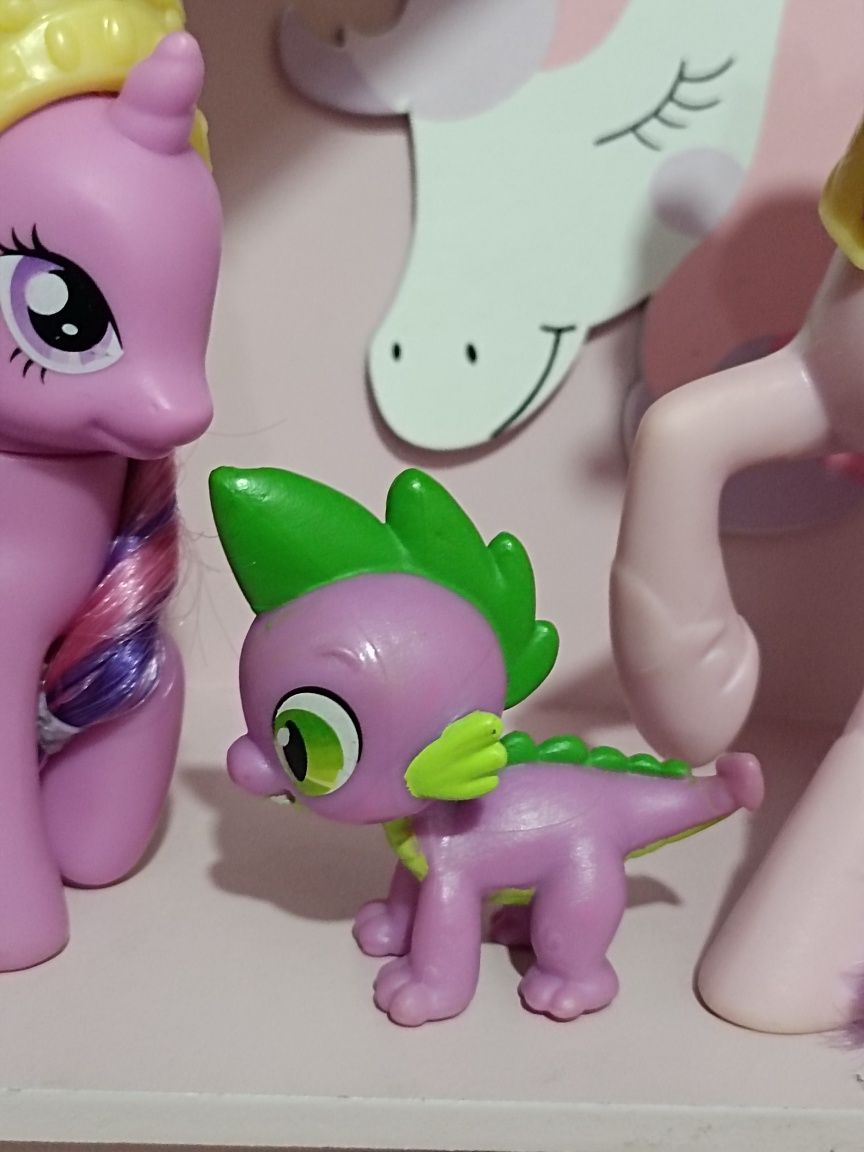 My Little Pony kompletny zestwe Celestia Spike Twilight G4 Hasbro MLP