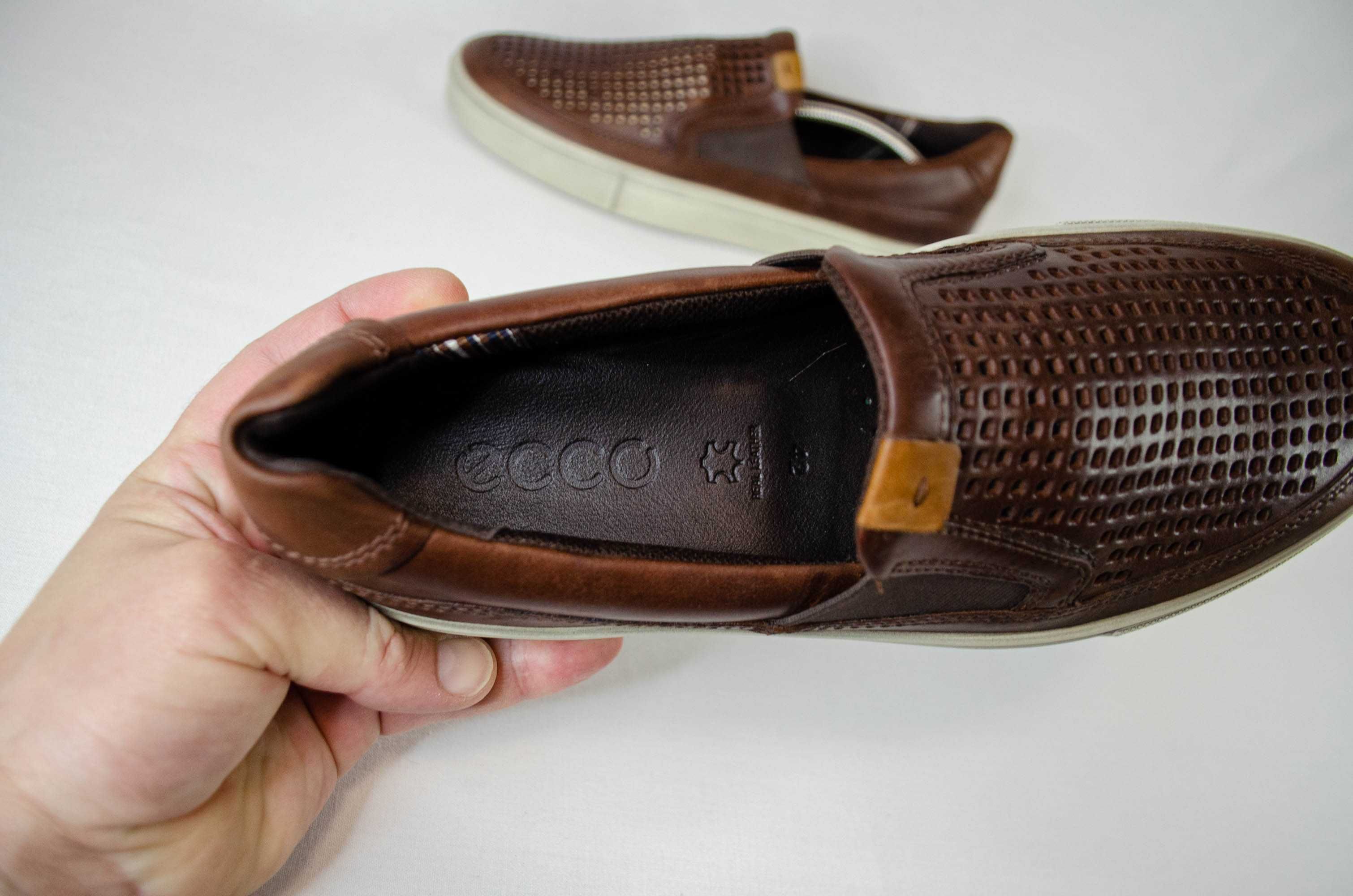 Ecco Collin 2.0 Slip On Слипоны Мокасины Оригинал! р. 42 27,5 см