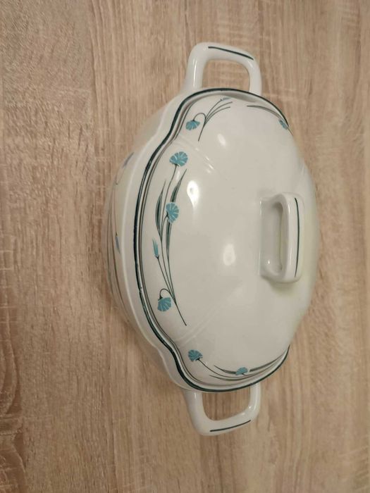 2 głębokie wazy na zupę porcelanowe