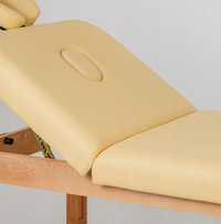 Łóżko do masażu 79 na 185 cm kolor  beżowy