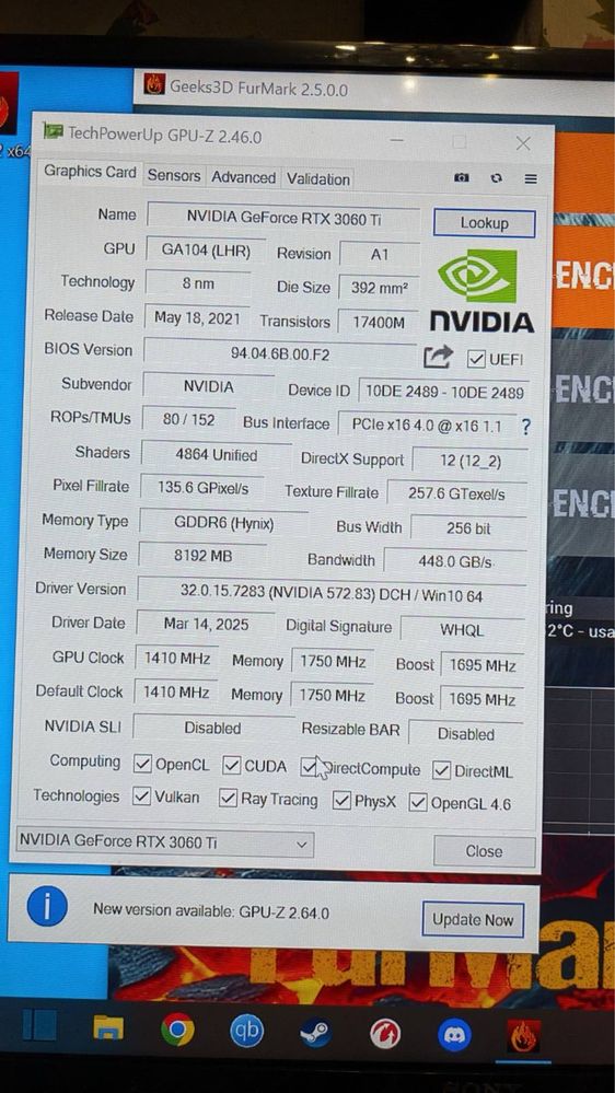 PALIT Geforce rtx 3060Ti
