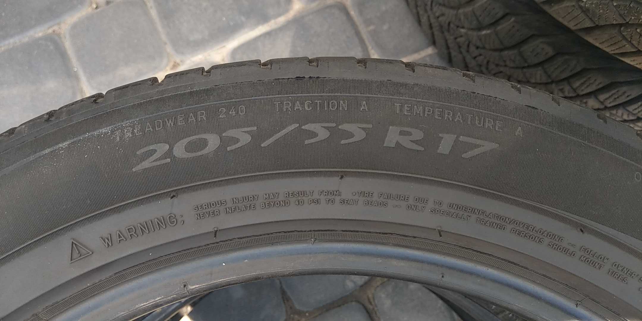 Шини літні MICHELIN Primacy3 205/55 R17 5.5mm колеса резина гума