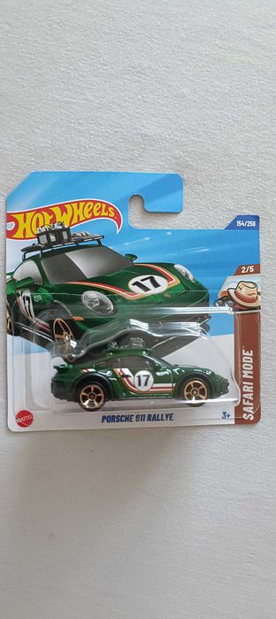 154/250 Hot Wheels + Porsche 911 rallye + 2/5 safari mode 2025 Case