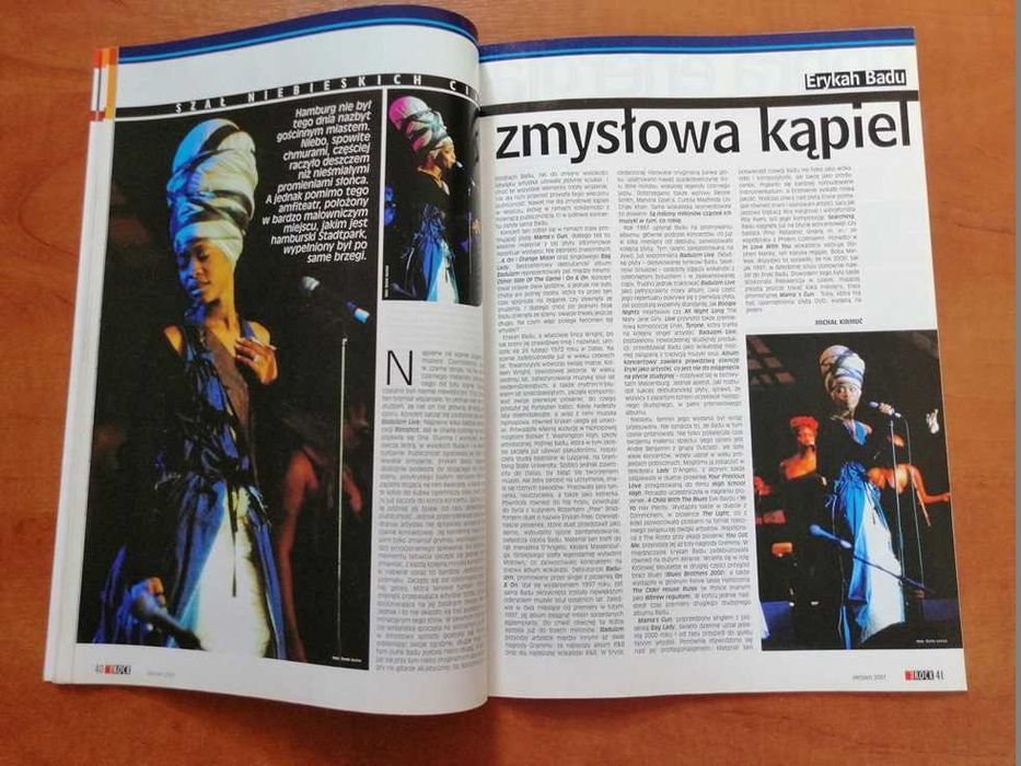 Magazyn muzyczny / czasopismo rockowe / miesięcznik Tylko Rock 2001 r.