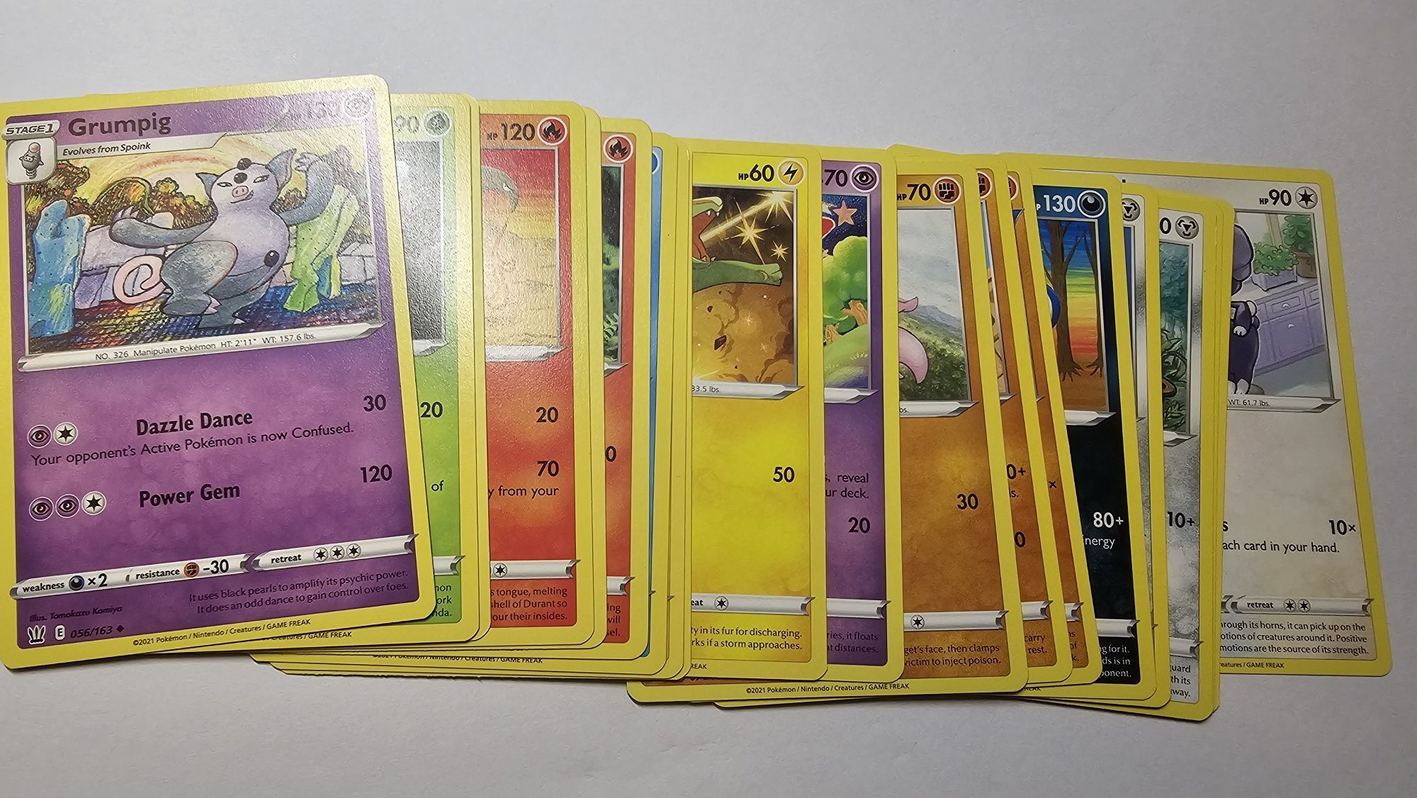 TCG pokemon Battle Style Bulk 20 kart, bez powtórek