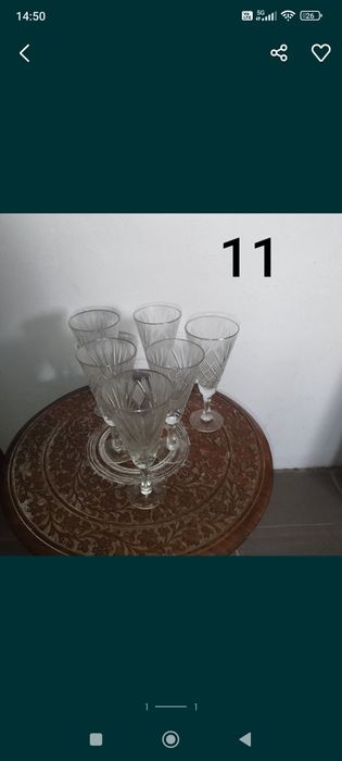 Kieliszki kryształowe