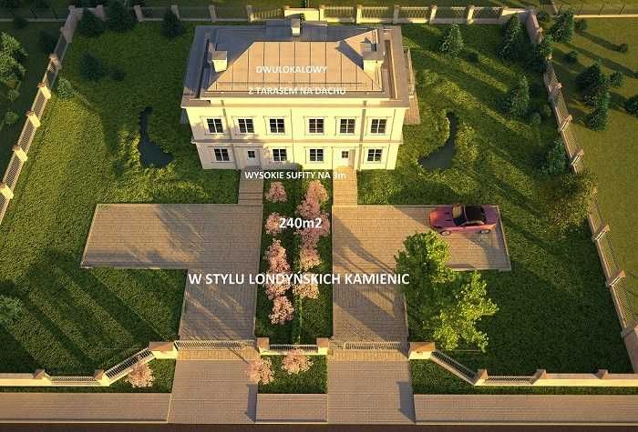 Sprzedam luksusowy dom projekt bliźniak dwulokalowy taras na dachu