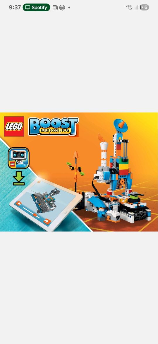 Lego Boost 17101 – robot Vernie + aplikacja, programowanie dla dzieci