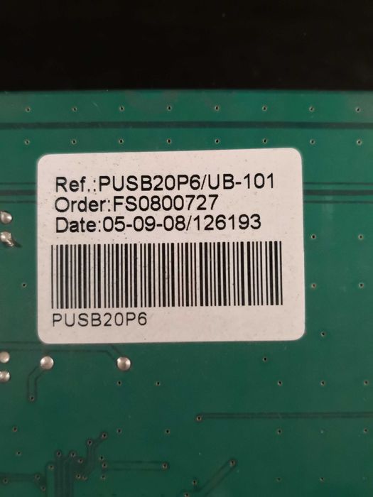 Placa de portas USB