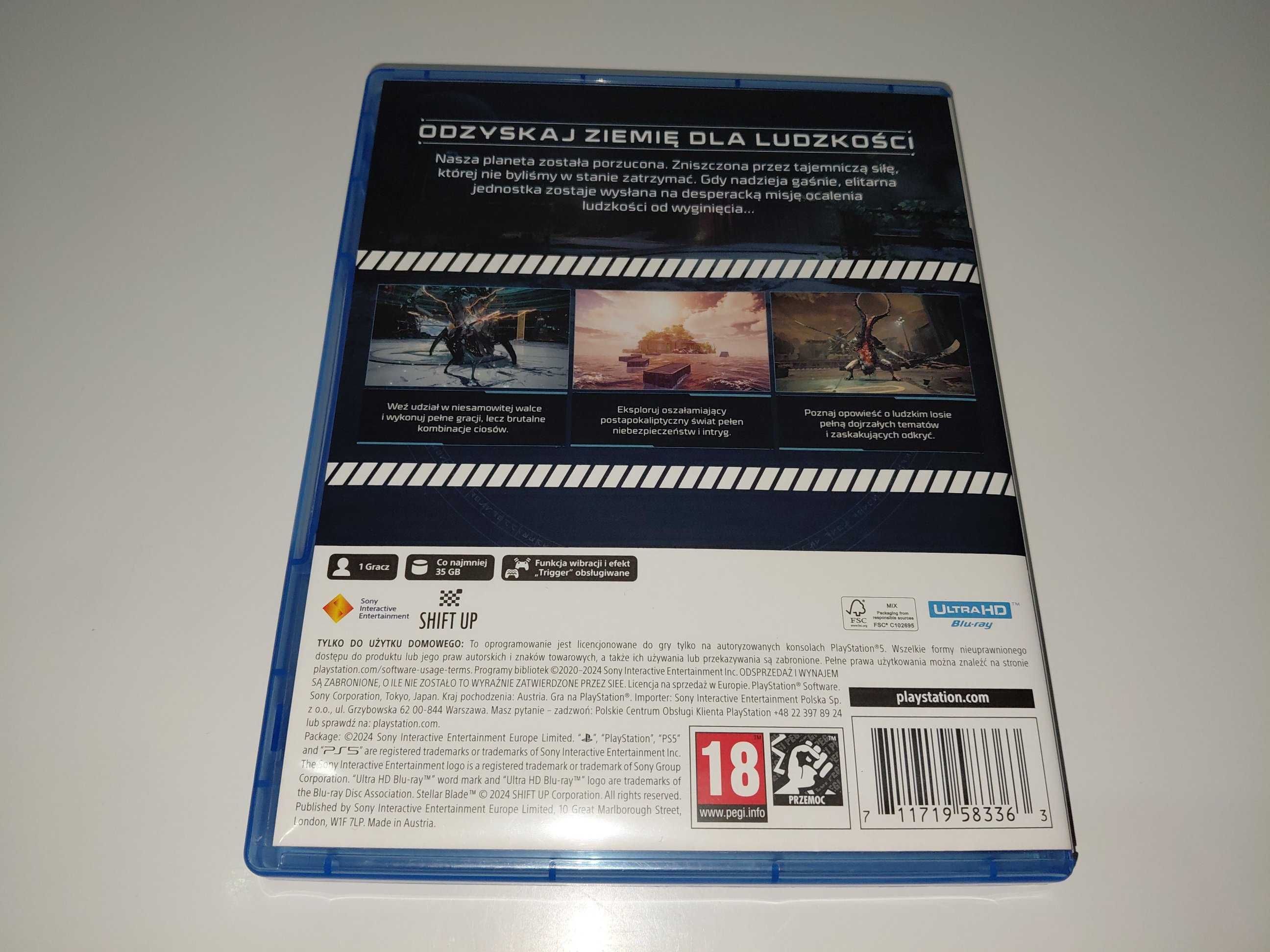 ps5 STELLAR BLADE PL po polsku, slasher z bohaterką z walorami :)