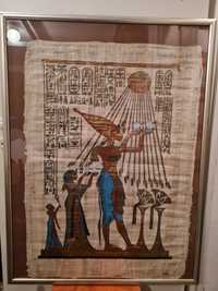 Rama obraz duża 105 x 78 motyw EGIPSKI PAPIRUS